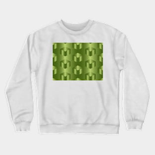 Green cubes Crewneck Sweatshirt
